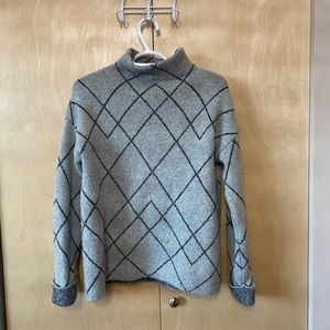 Warm and cozy mock neck sweater